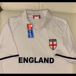 New With Tags - Team England Half Sleeves Polo